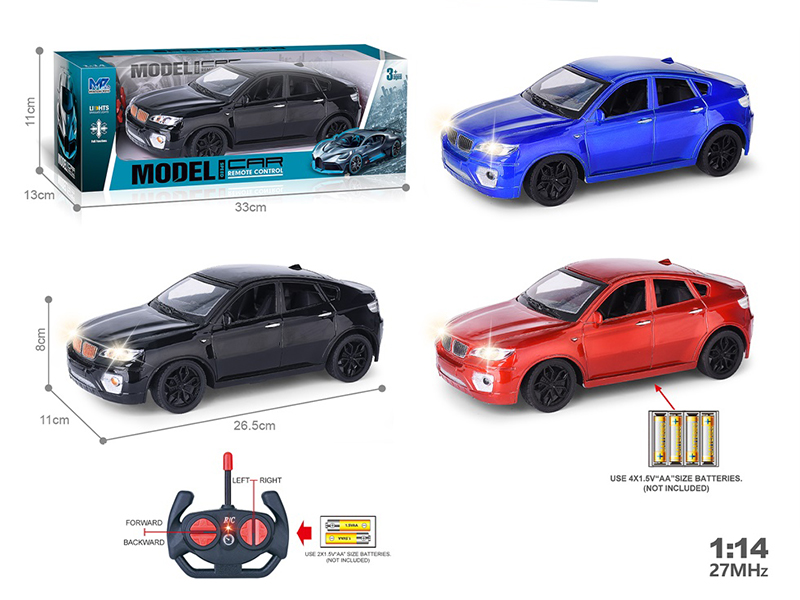 27Mhz 1:14 4-Channel Remote Control BMW Simulated Car With Lights(Not Included Batteries)UV Spray-Painted