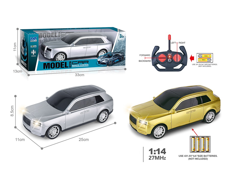 27Mhz 1:14 4-Channel Remote Control Cullinan Simulated Car With Lights(Not Included Batteries)UV Spray-Painted