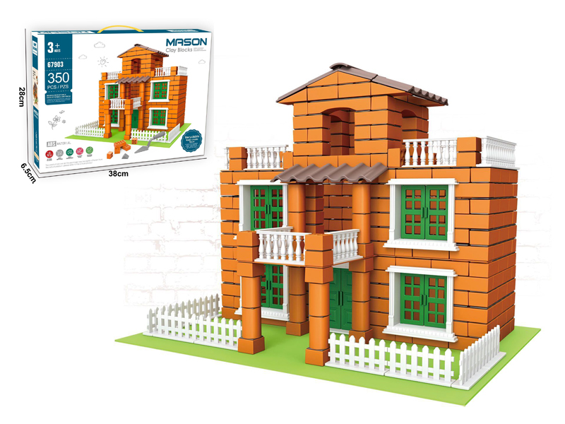 350PCS Mason Clay Blocks