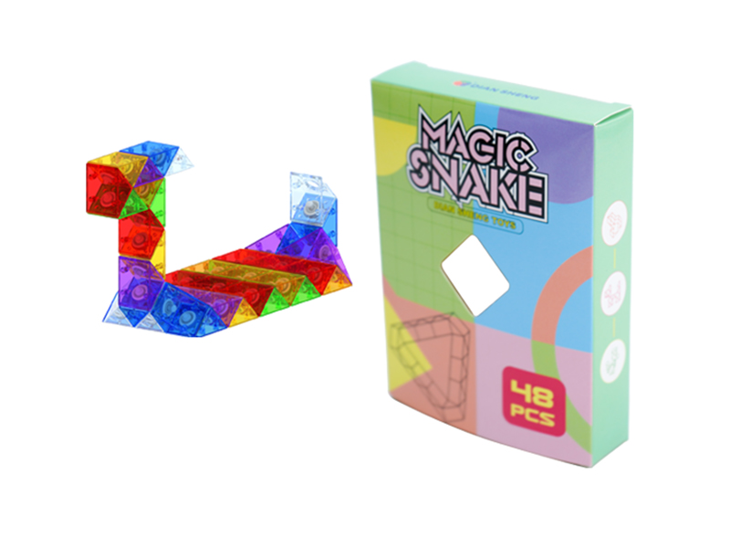 48pcs Rubik's Snake(Glass Color)