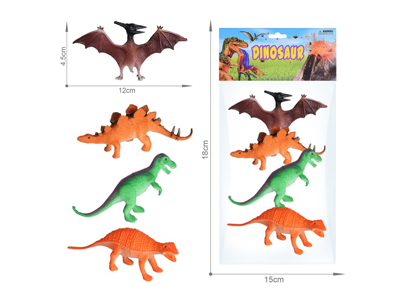 4PCS 5 Inche Dinosaur Toy Set