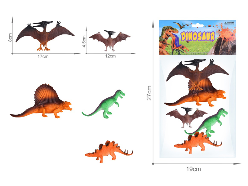 5PCS Dinosaur Toy Set(6.5 Inche+5 Inche)
