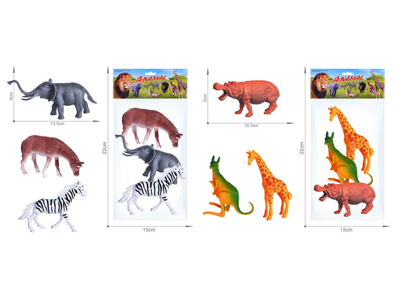 Wildlife Toy Set 3PCS