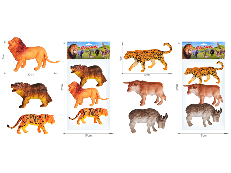 Wildlife Toy Set 3PCS