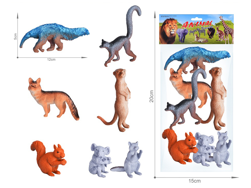 Wildlife Toy Set 7PCS