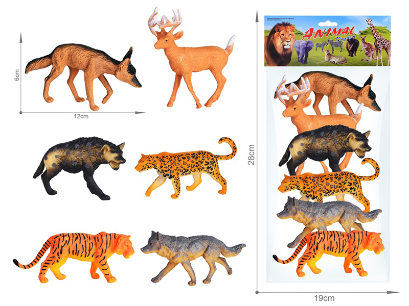 Wildlife Toy Set 6PCS