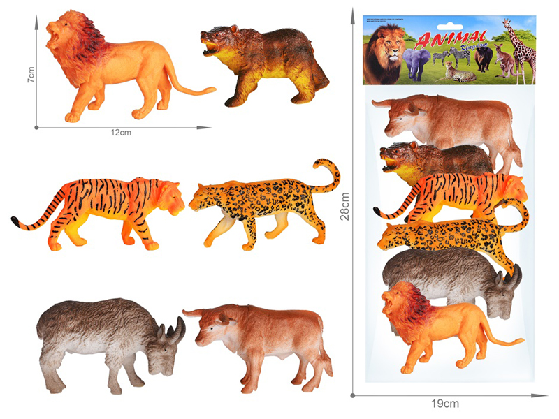 Wildlife Toy Set 6PCS