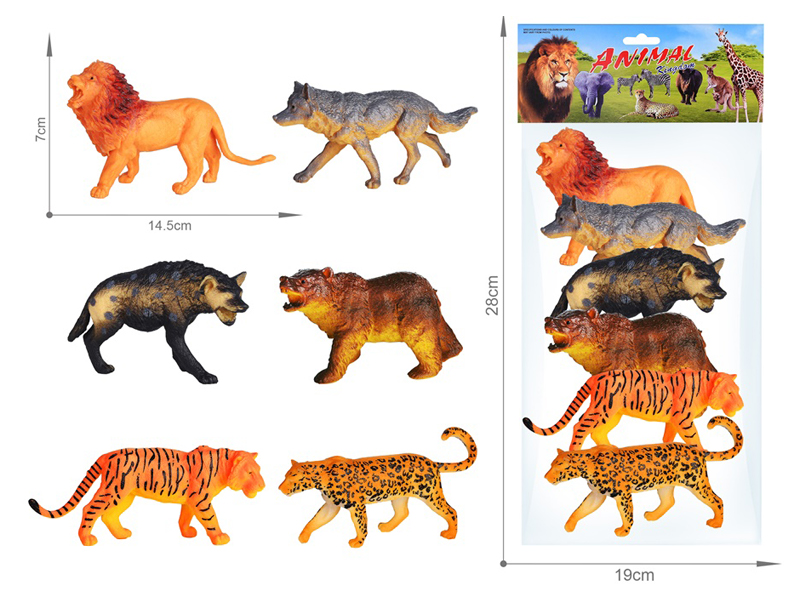 Wildlife Toy Set 6PCS