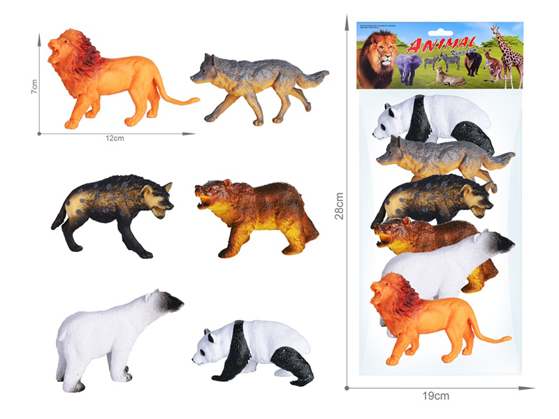 Wildlife Toy Set 6PCS