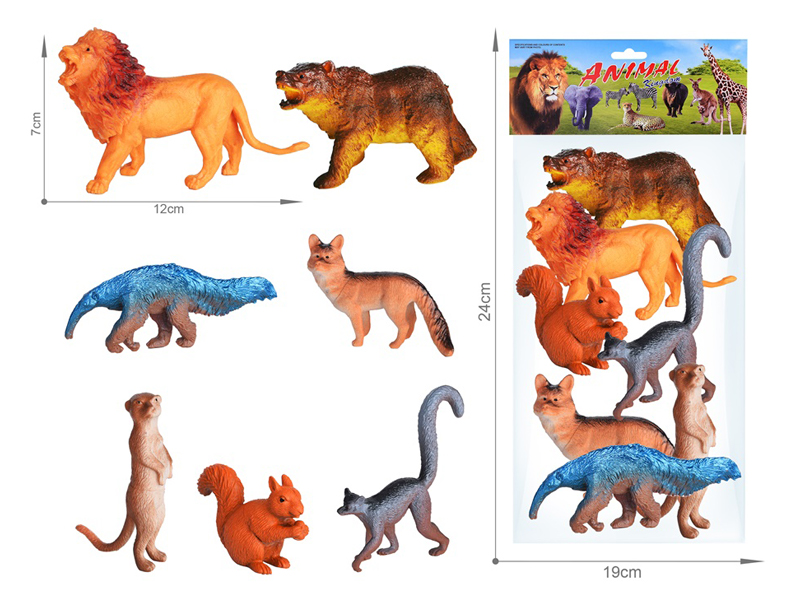 Wildlife Toy Set 7PCS