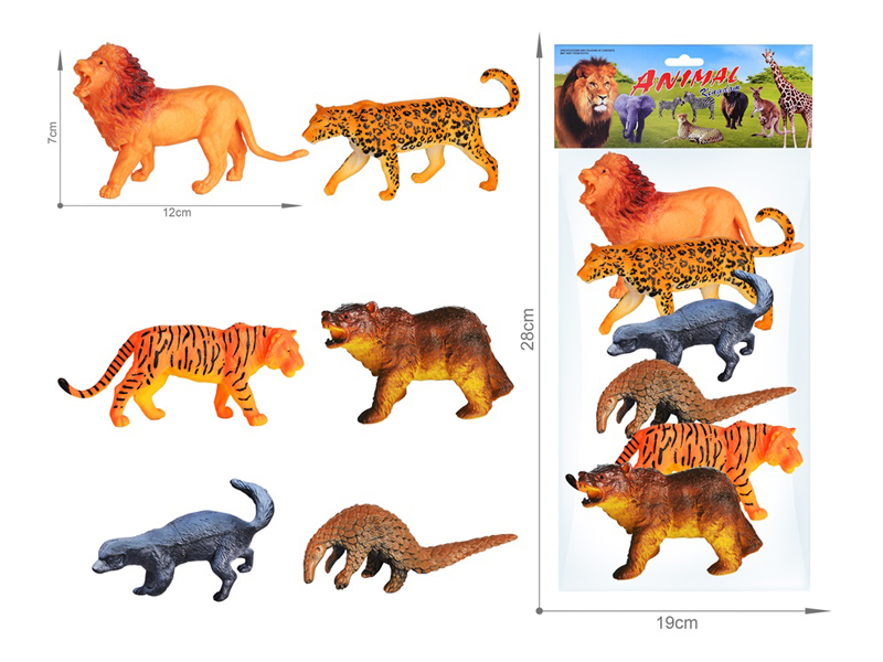Wildlife Toy Set 6PCS