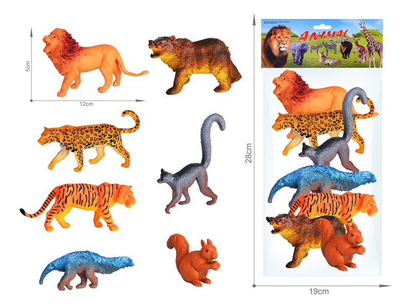 Wildlife Toy Set 7PCS