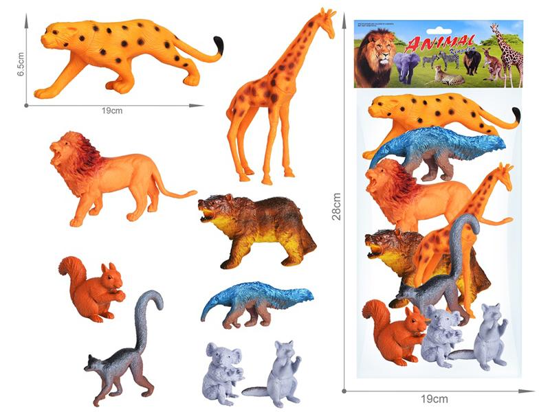 Wildlife Toy Set 9PCS