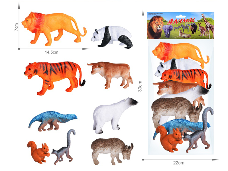 Wildlife Toy Set 9PCS