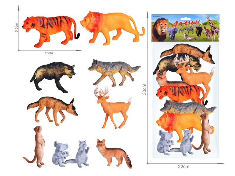 Wildlife Toy Set 10PCS