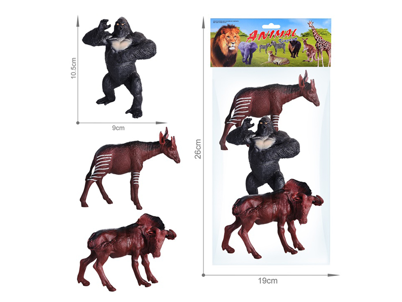 Wildlife Toy Set 3PCS