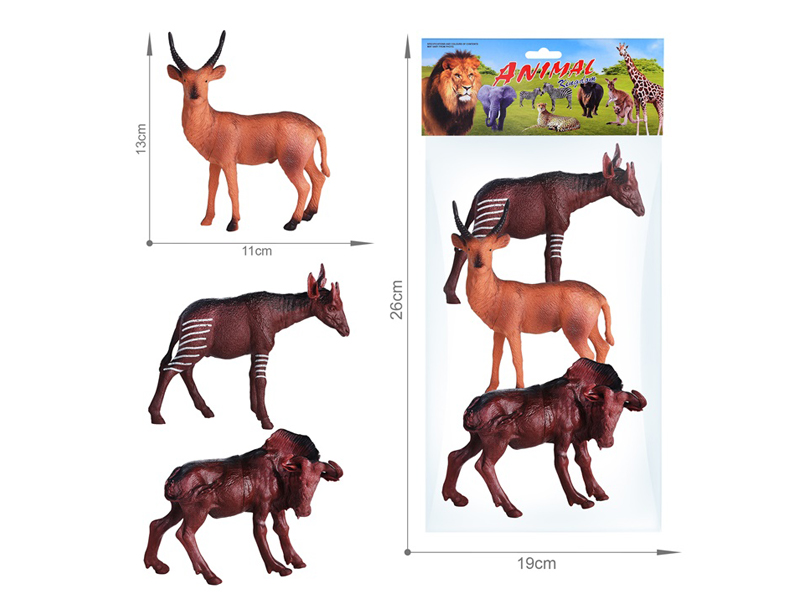 Wildlife Toy Set 3PCS