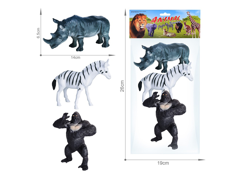 Wildlife Toy Set 3PCS