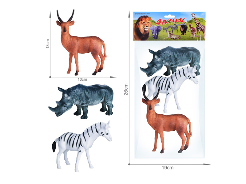 Wildlife Toy Set 3PCS