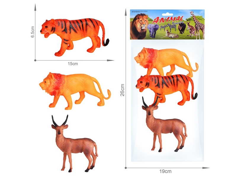 Wildlife Toy Set 3PCS