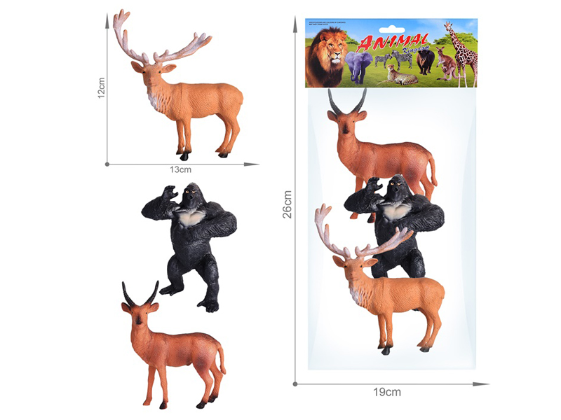 Wildlife Toy Set 3PCS