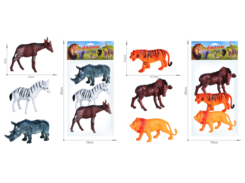 Wildlife Toy Set 3PCS