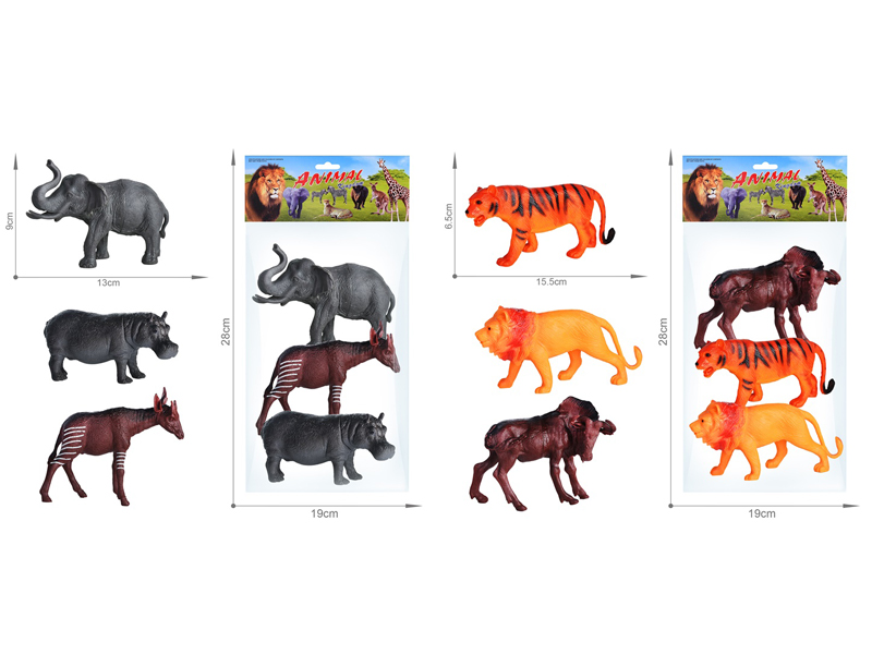 Wildlife Toy Set 3PCS
