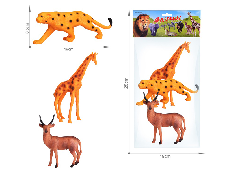 Wildlife Toy Set 3PCS