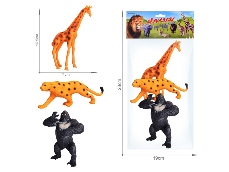 Wildlife Toy Set 3PCS