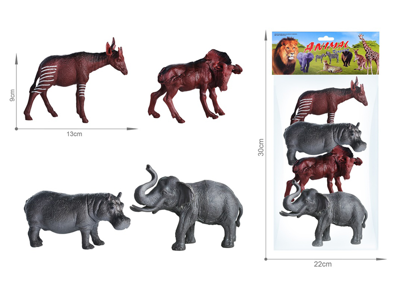 Wildlife Toy Set 4PCS