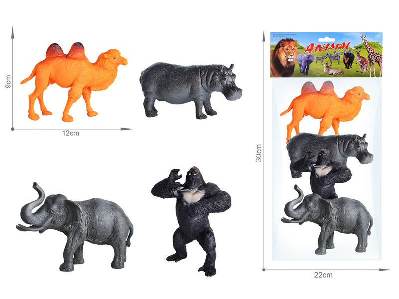 Wildlife Toy Set 4PCS