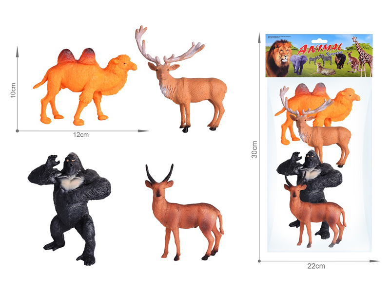Wildlife Toy Set 4PCS