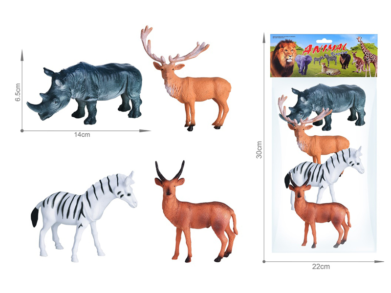 Wildlife Toy Set 4PCS