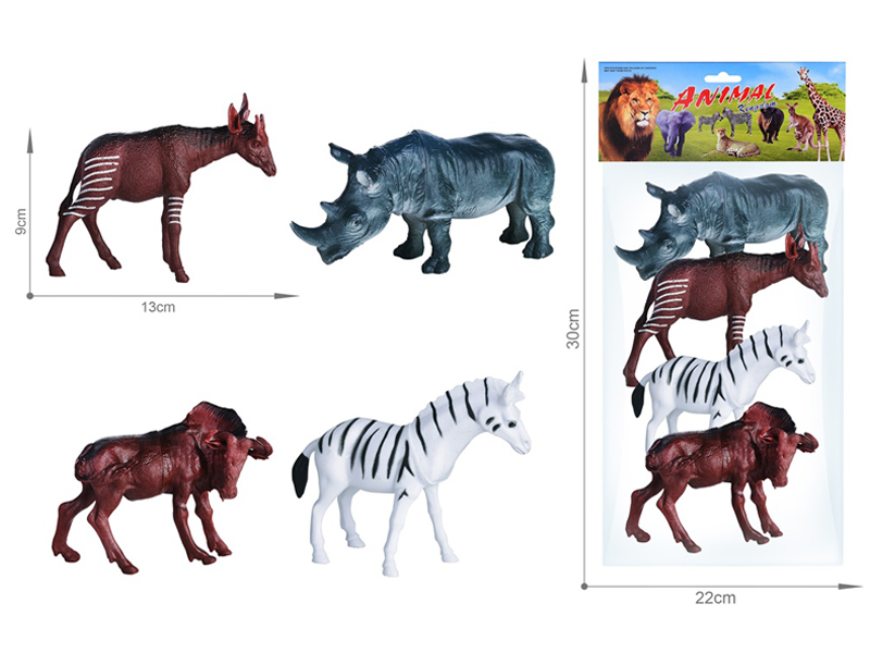 Wildlife Toy Set 4PCS