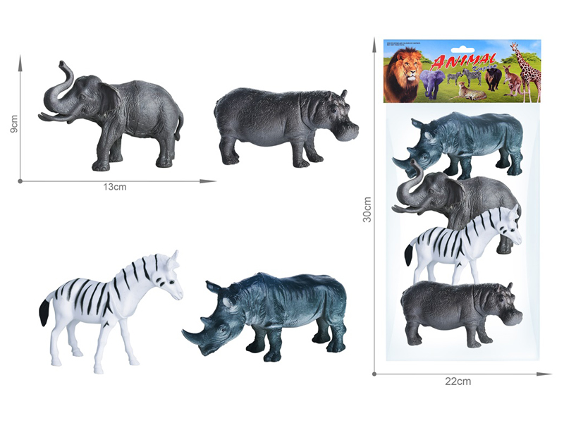 Wildlife Toy Set 4PCS