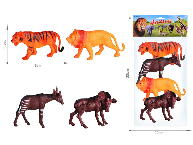Wildlife Toy Set 4PCS