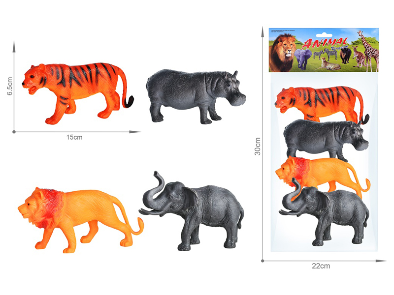 Wildlife Toy Set 4PCS