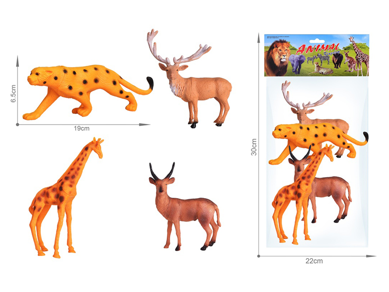 Wildlife Toy Set 4PCS