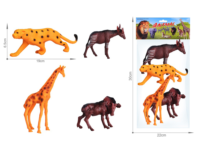 Wildlife Toy Set 4PCS