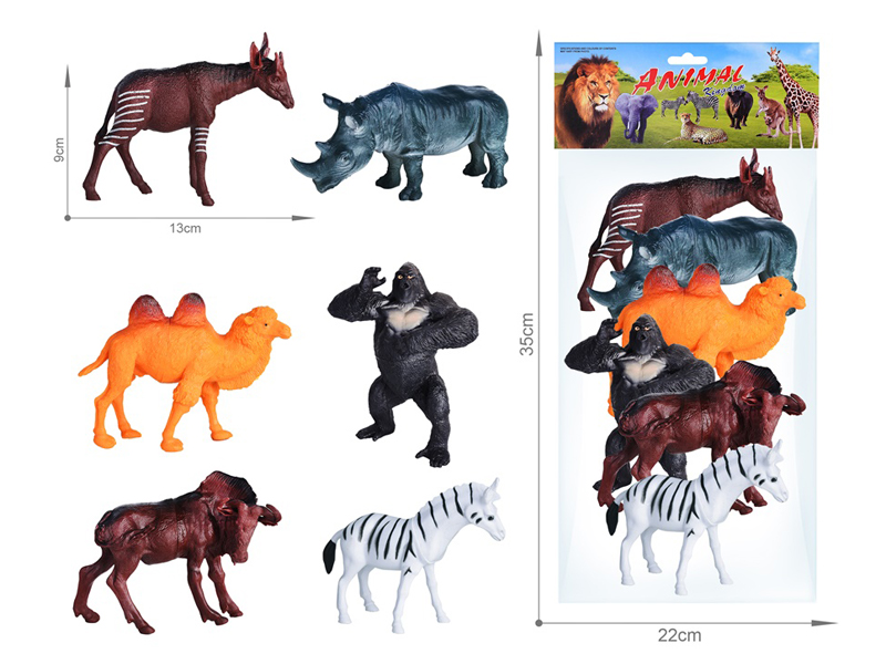 Wildlife Toy Set 6PCS