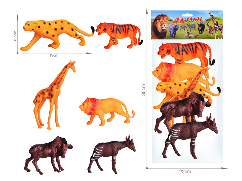 Wildlife Toy Set 6PCS