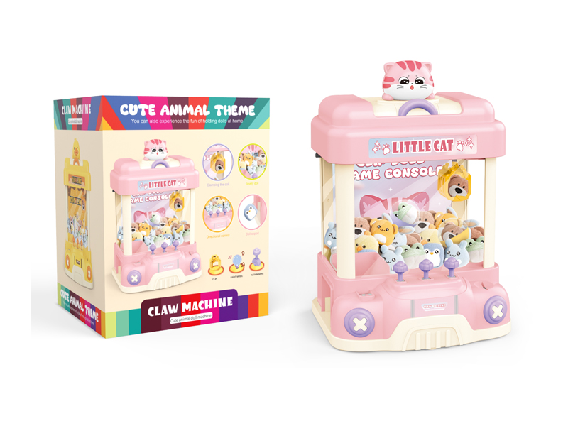 Super Large Cute Pet Doll Machine Cat Pink