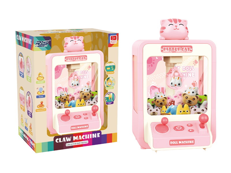 Large Cute Pet Doll Machine Cat Pink