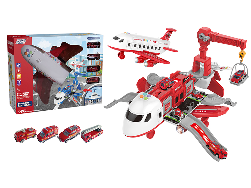 Fire Protection ThemeScene Storage For Large Passenger Planes（Red）