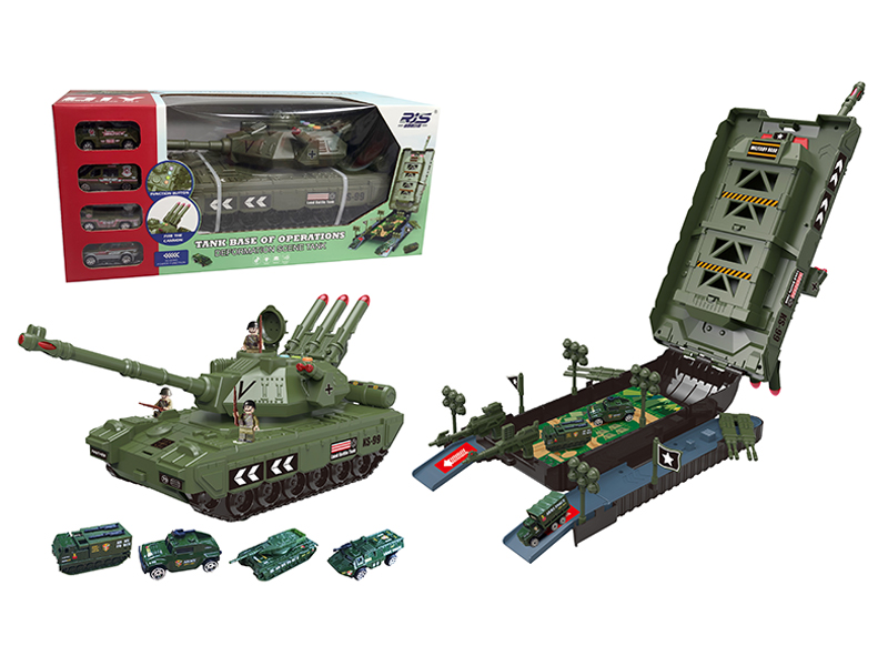 Land War Theme Scene Storage Tank（Green）