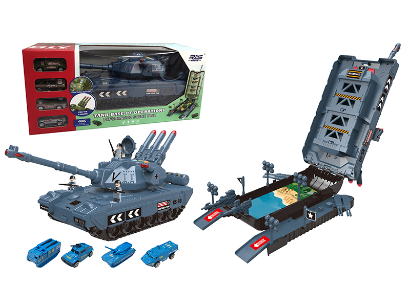 Naval Warfare Theme Scene Storage Tank（Blue）