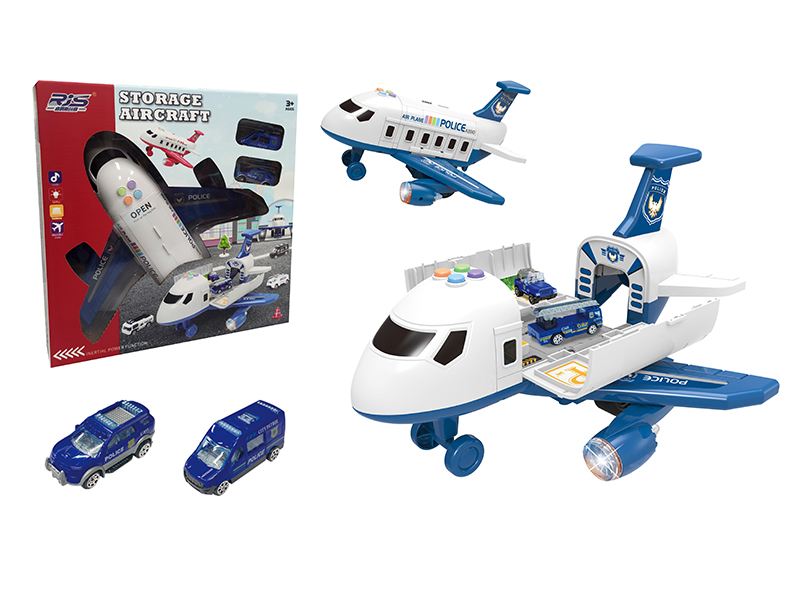 Police ThemeScene Storage Aircraft（Blue）