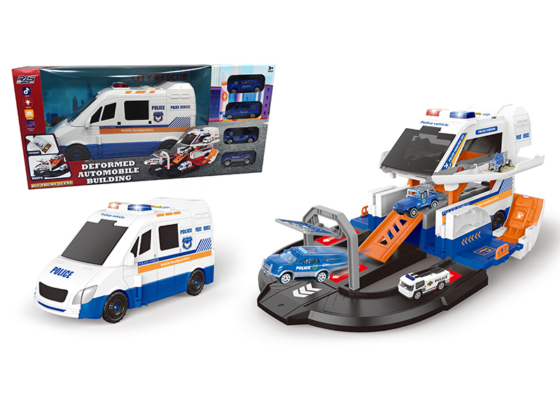 Police ThemeScene Transformation Ambulance（Blue）