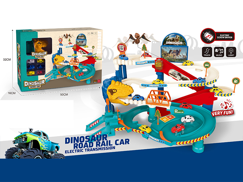 Dinosaur Rail Parking Lot