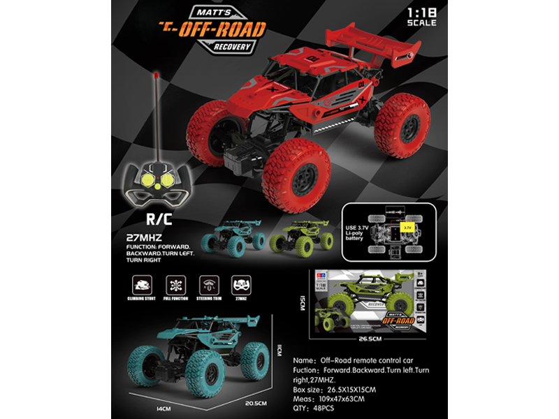 1:8 R/C Off Road Climbing Vehicle